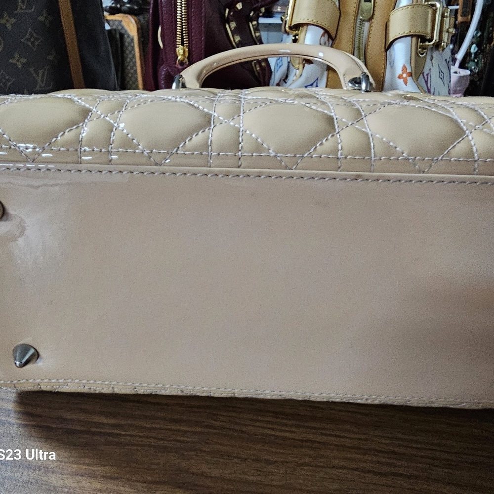 #1140-#138-006 LADY DIOR PATENT LEATHER MEDIUM CANNAGE - Picture 12 of 14